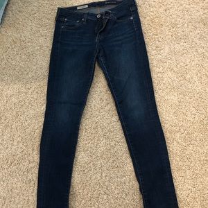 Skinny blue AG jeans never worn